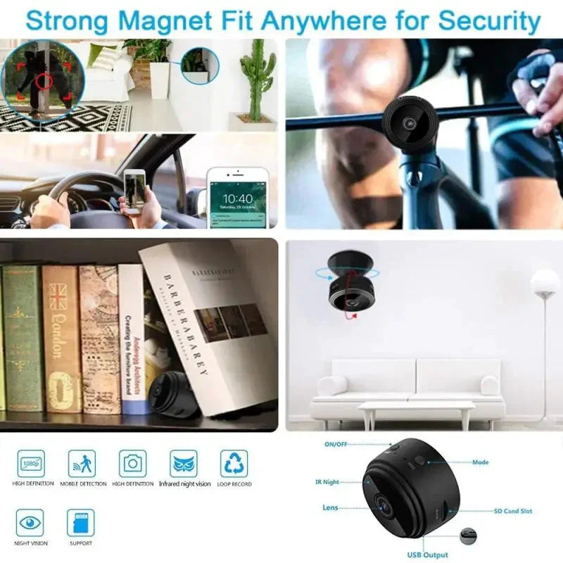 1080p HD Magnetic Wifi Camera