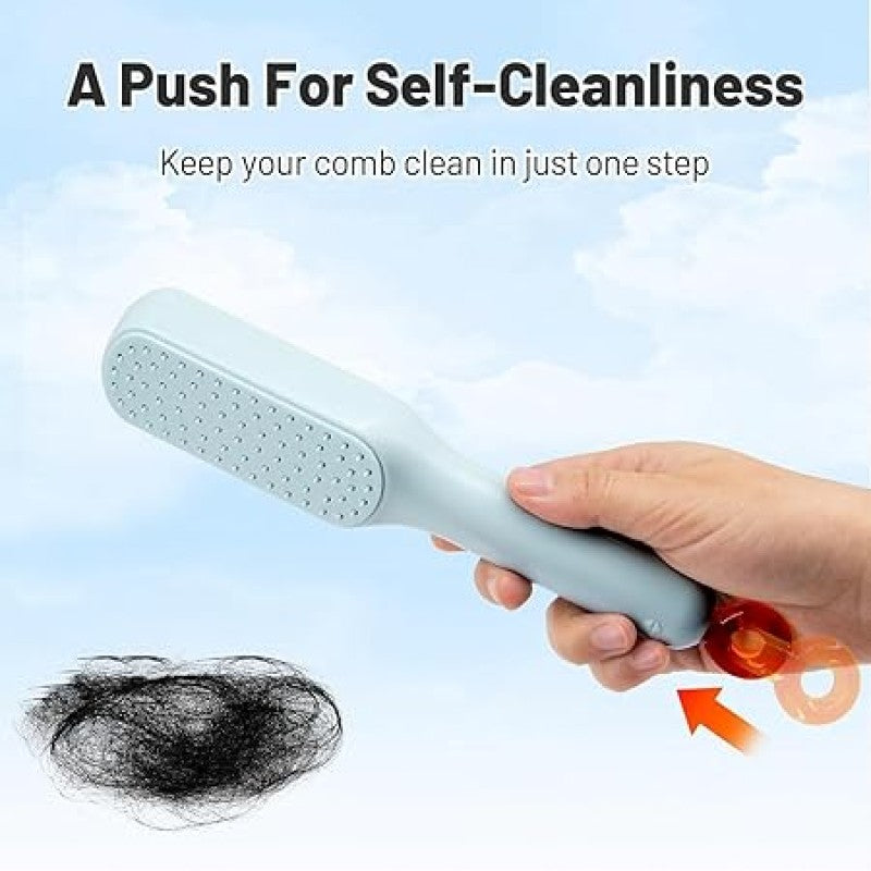 SELF CLEANING HAIR COMB