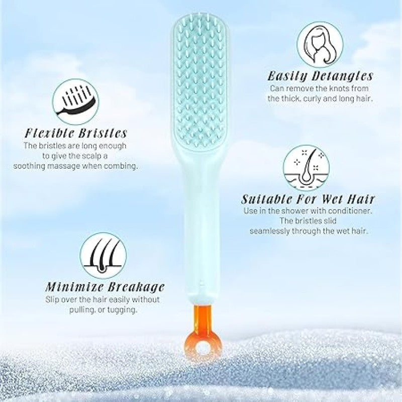 SELF CLEANING HAIR COMB