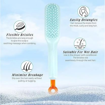 SELF CLEANING HAIR COMB