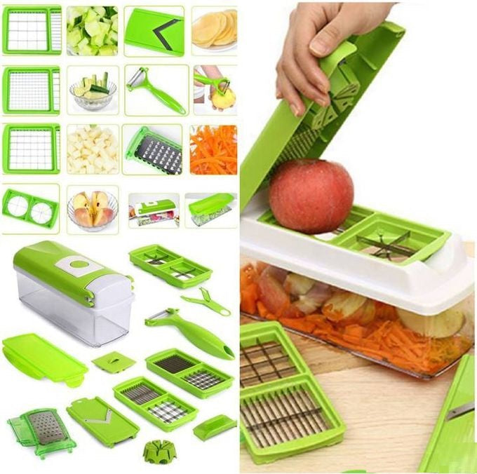 KIHO™ Nicer Dicer Plus 12 in 1 Vegetables Cutter