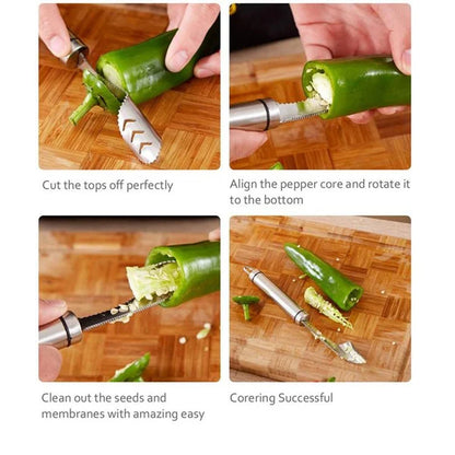 Pepper Seed Corer Remover