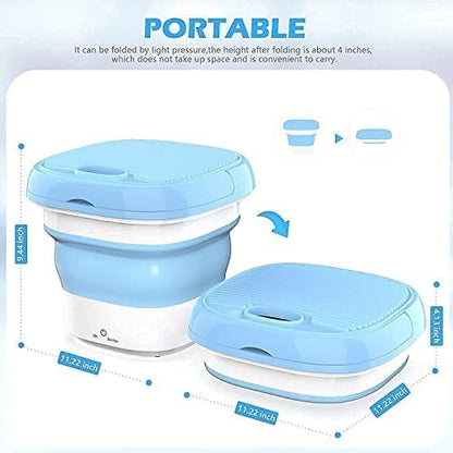 KIHO™ Portable Folding Washing Machine with Dryer