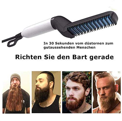 KIHO™ Men's Hair & Beard Straightener Brush