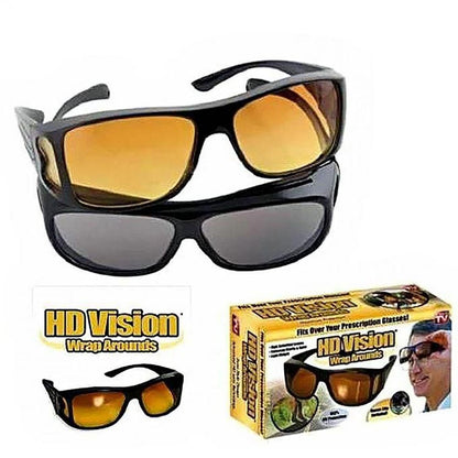 KIHO™ Day and Night Vision Glasses (Pack Of 2)