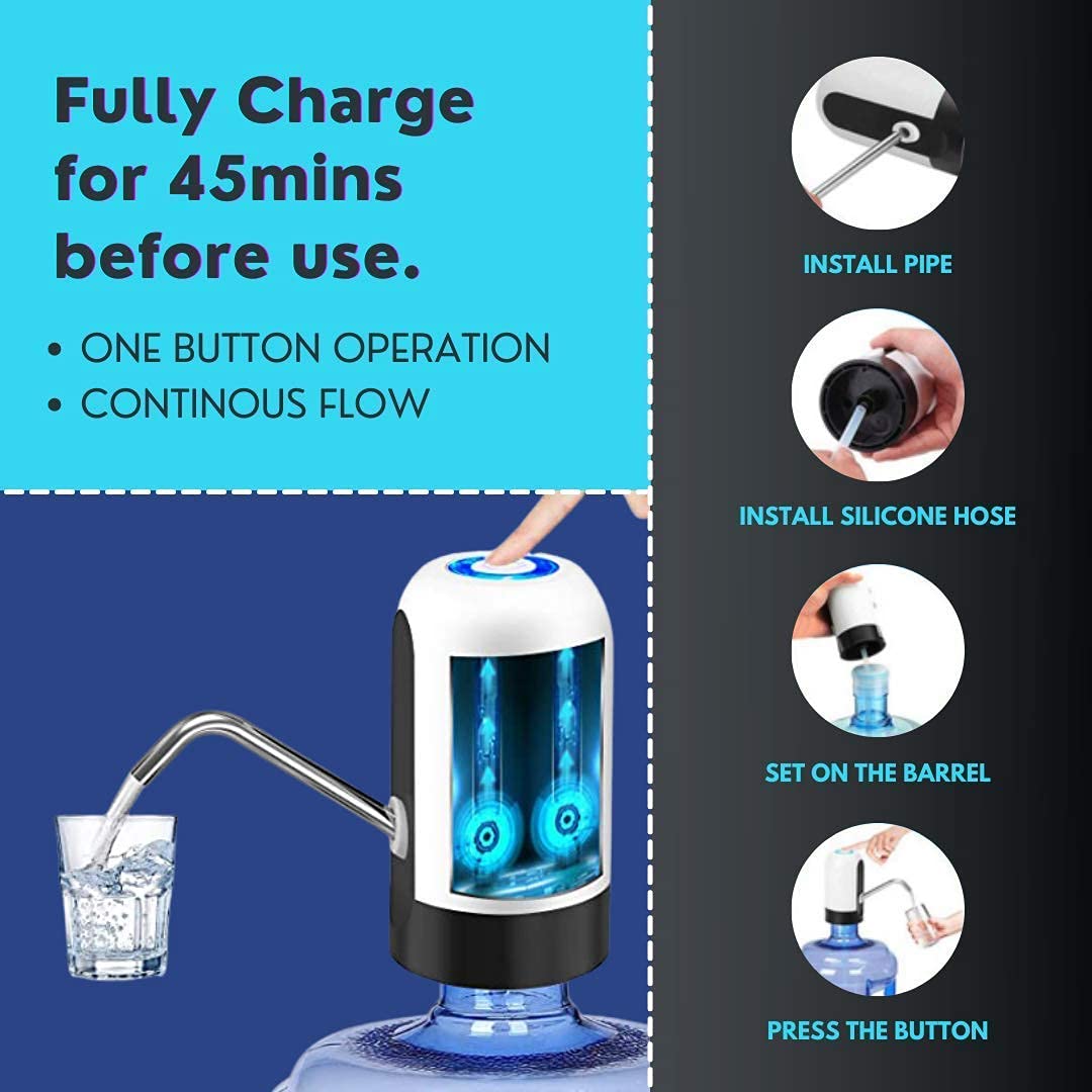 KIHO™ Portable Automatic Rechargeable USB Water Dispenser Pump