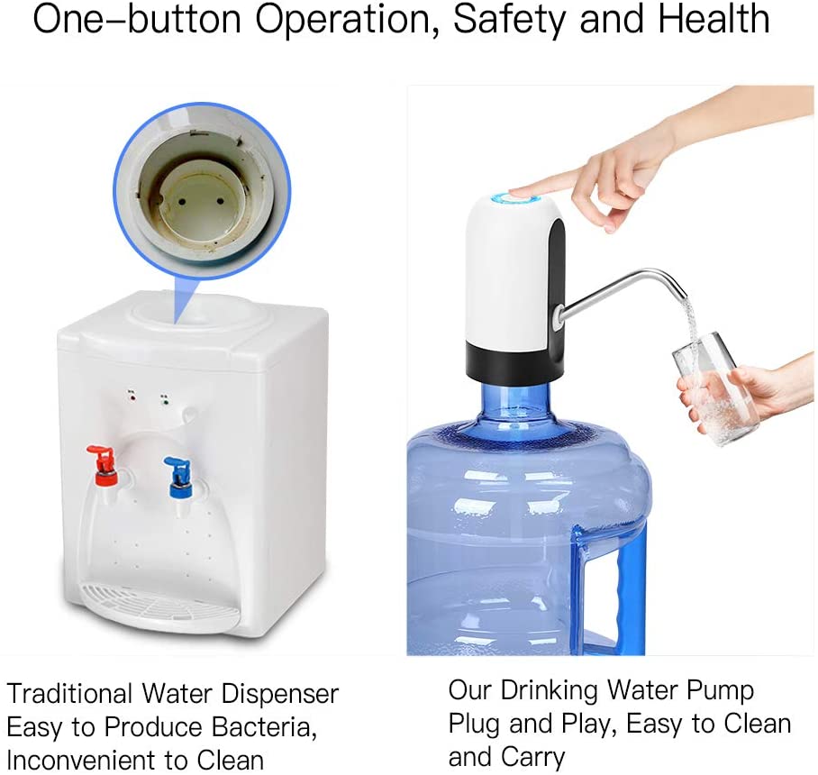 KIHO™ Portable Automatic Rechargeable USB Water Dispenser Pump