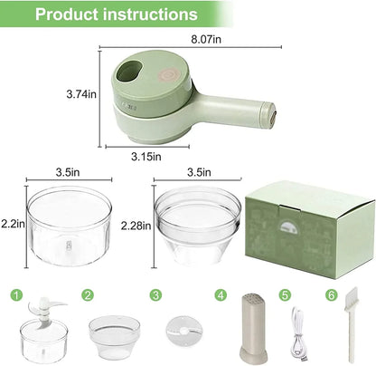 KIHO™ 4 in 1 Electric Vegetable Cutter