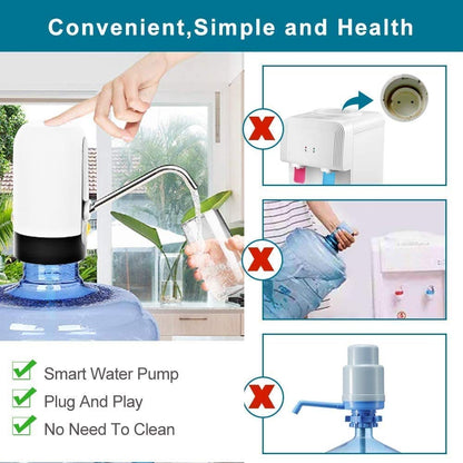 KIHO™ Portable Automatic Rechargeable USB Water Dispenser Pump