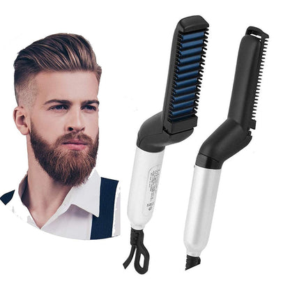 KIHO™ Men's Hair & Beard Straightener Brush