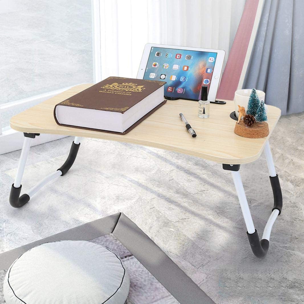 KIHO™ Foldable Wooden Laptop Table