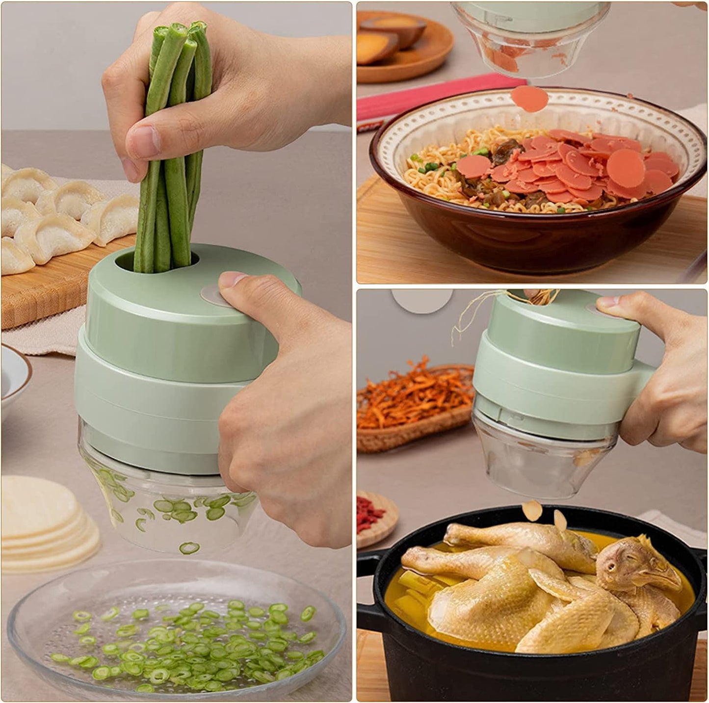 KIHO™ 4 in 1 Electric Vegetable Cutter