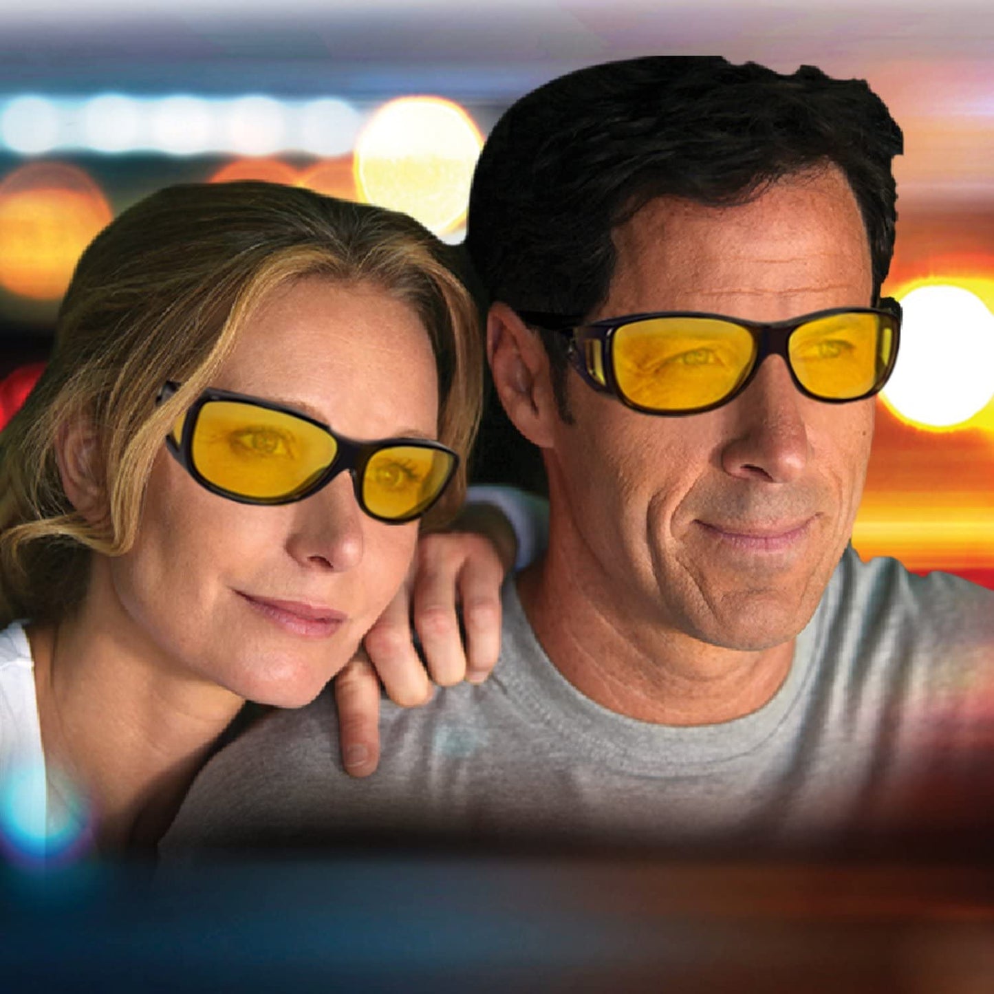 KIHO™ Day and Night Vision Glasses (Pack Of 2)