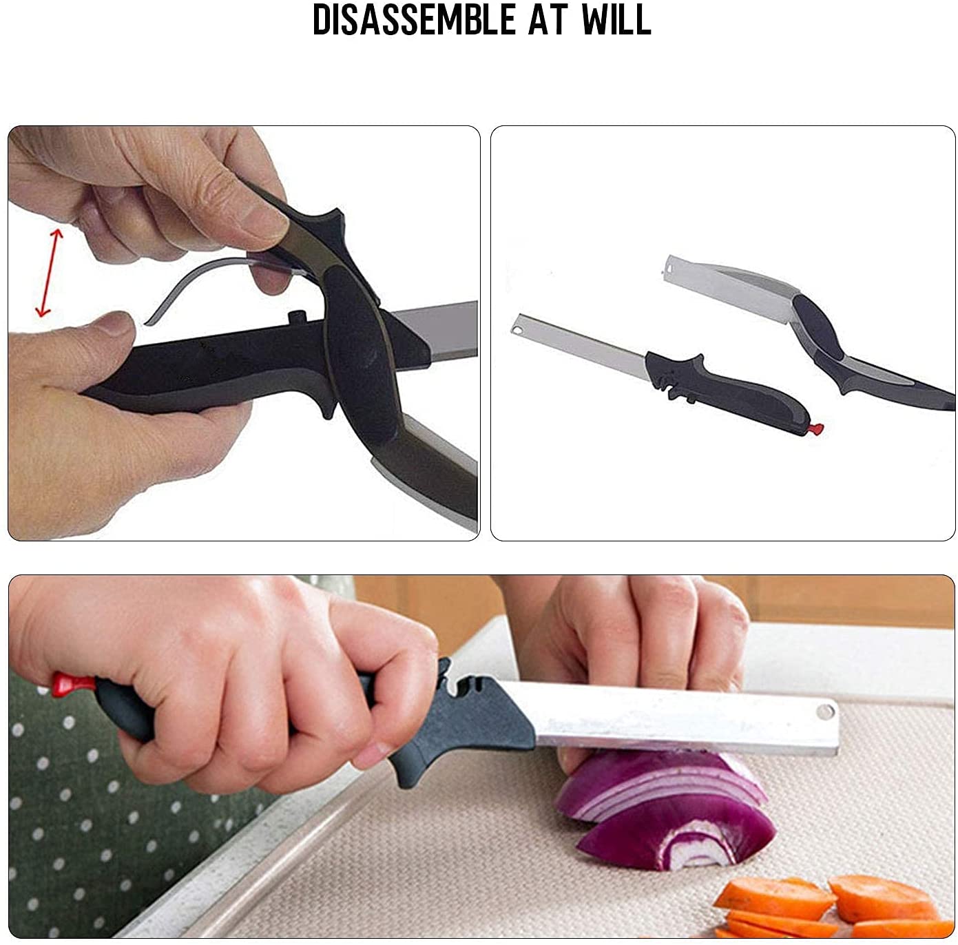 Clever Cutter - 2 in 1 Kitchen Knife