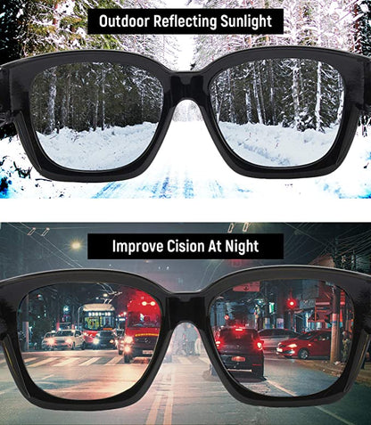 KIHO™ Day and Night Vision Glasses (Pack Of 2)