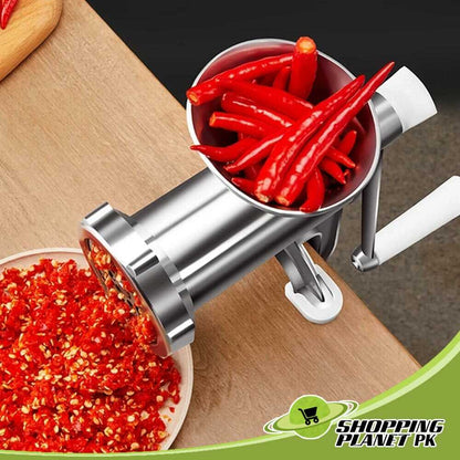 KIHO™ Manual Aluminium Meat Mincer Grinder