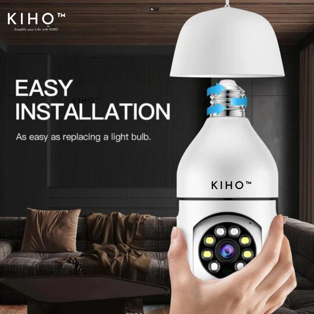 KIHO™ CCTV HD Bulb Camera