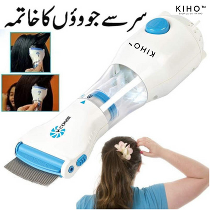 KIHO™ V Comb Head Lice Machine With 4 Filter 💇