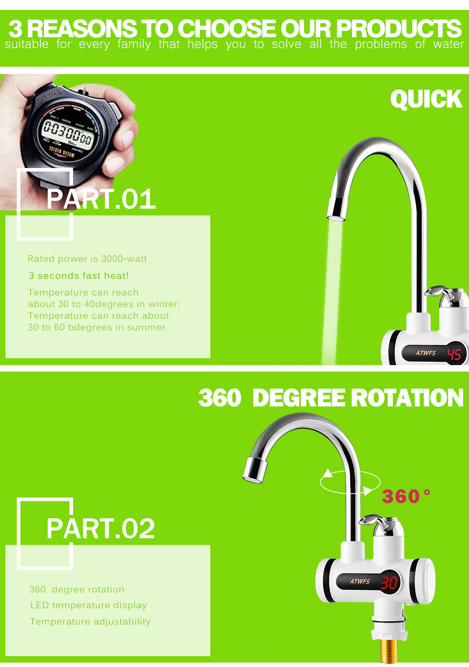 KIHO™ Instant Electric Hot Water Tap