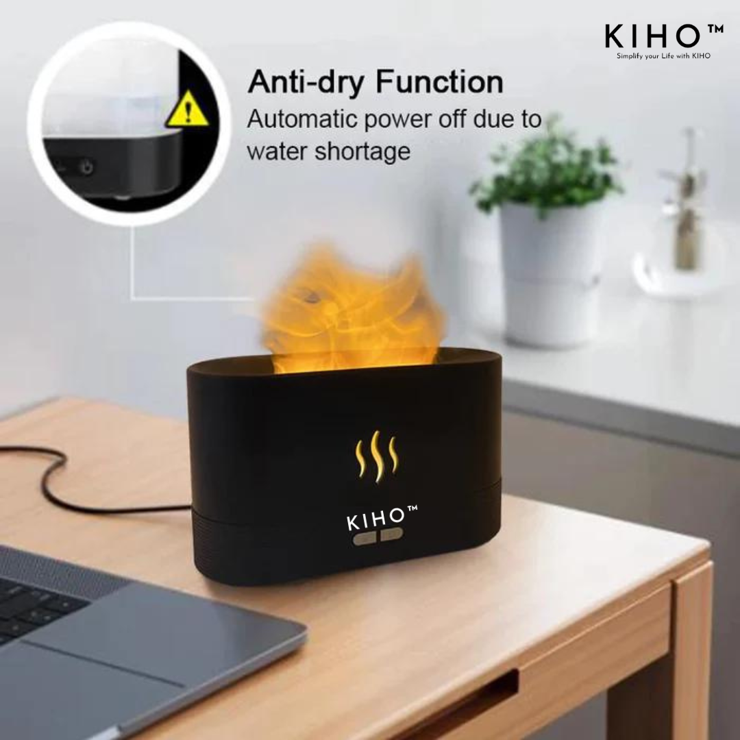 KIHO™ Flame Humidifier and Aroma Diffuser ❤️