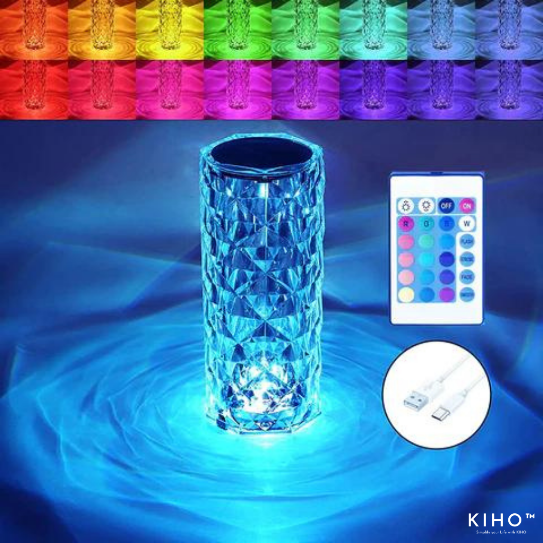 KIHO™  Rechargeable 3D Diamond Crystal Led Lamp