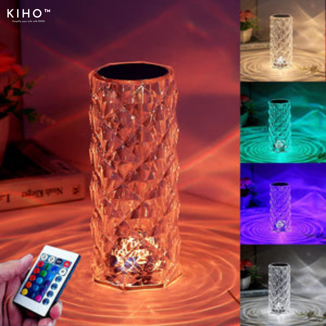 KIHO™  Rechargeable 3D Diamond Crystal Led Lamp