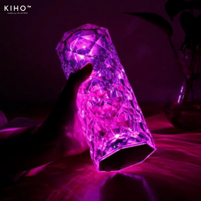 KIHO™  Rechargeable 3D Diamond Crystal Led Lamp