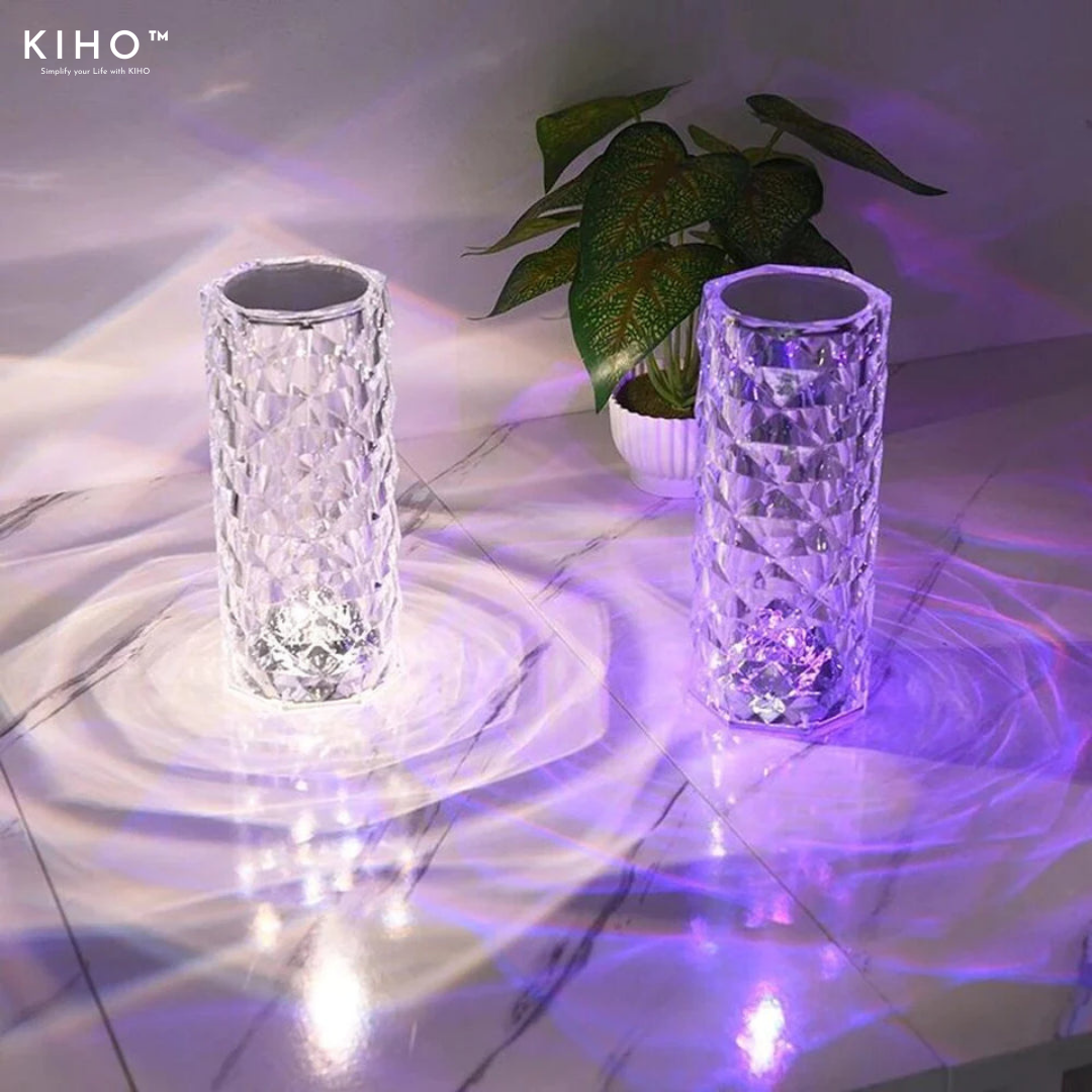 KIHO™  Rechargeable 3D Diamond Crystal Led Lamp