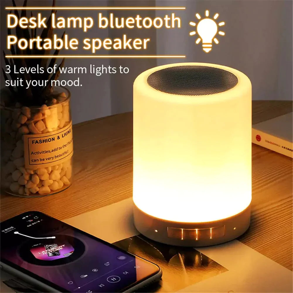 Portable Wireless Touch Lamp Speaker