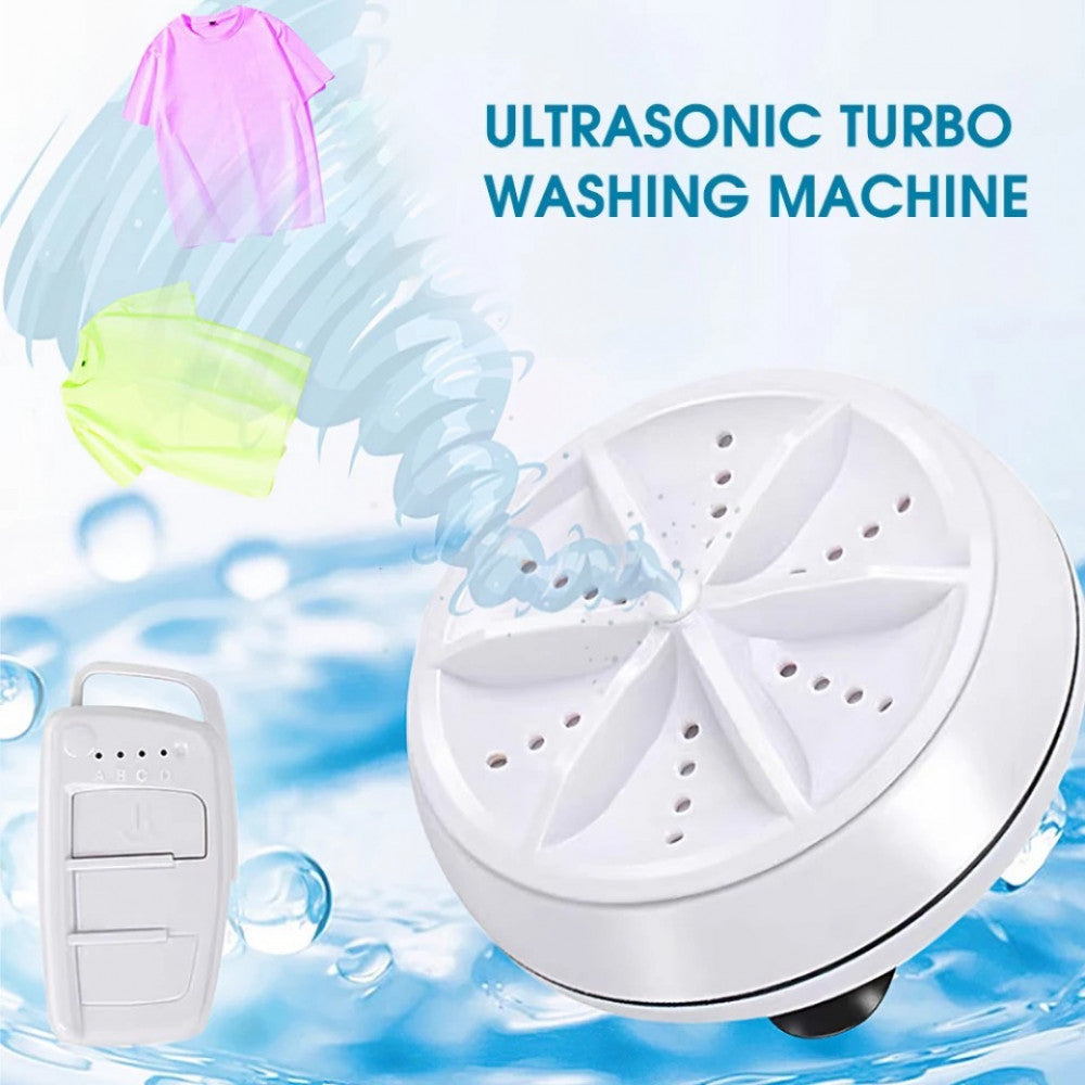 KIHO™ Portable USB Ultrasonic Turbine Laundry Washing Machine