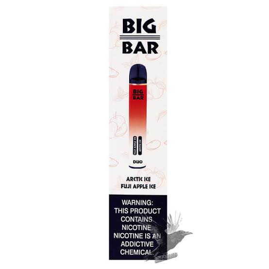 Big Bar DOUBLE FLAVOURS IN 1 Disposable Vape Kit 2200 Puffs Dual Flavors