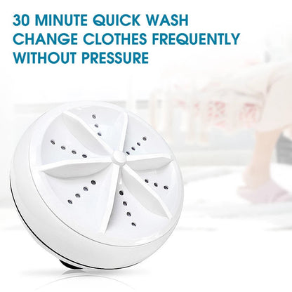 KIHO™ Portable USB Ultrasonic Turbine Laundry Washing Machine