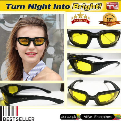 KIHO™ Day and Night Vision Glasses (Pack Of 2)