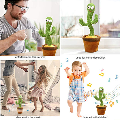 Cute Dancing & Talking Cactus Toy