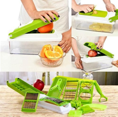 KIHO™ Nicer Dicer Plus 12 in 1 Vegetables Cutter