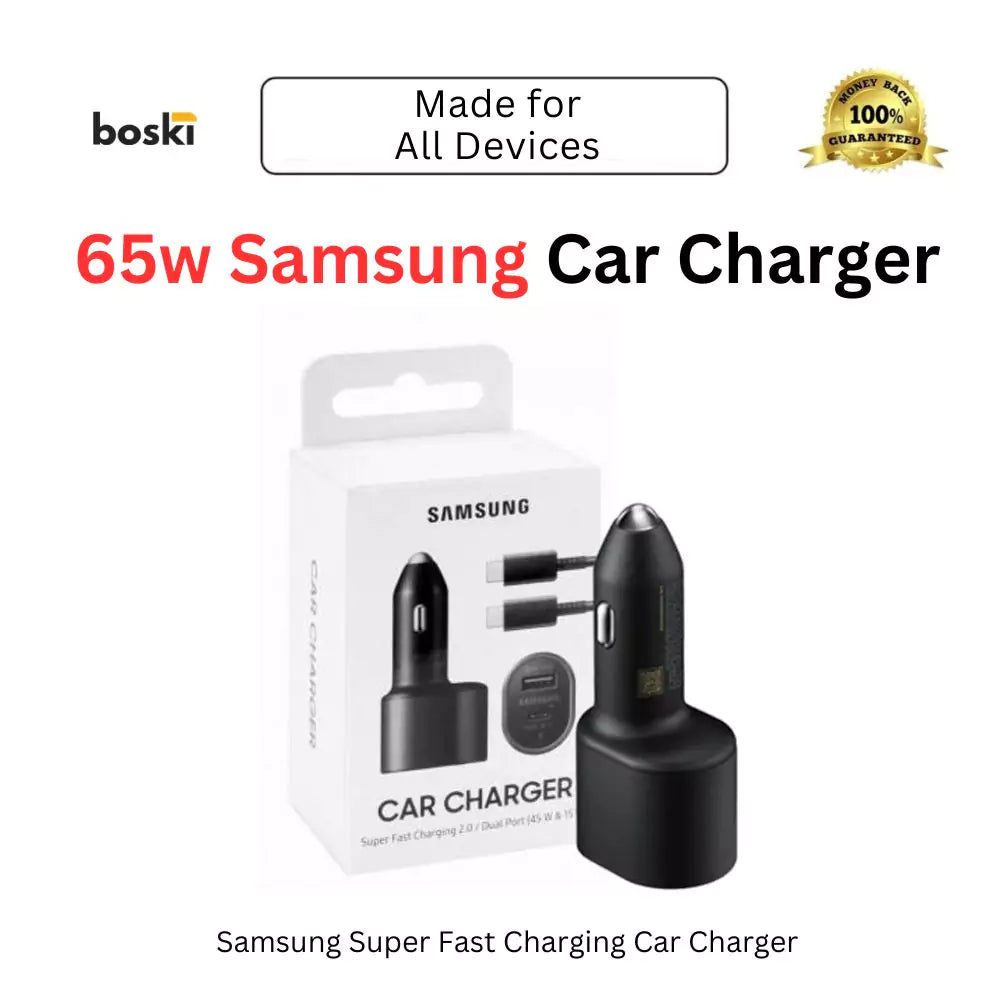 Samsung Car Charger | Super Fast 2.0